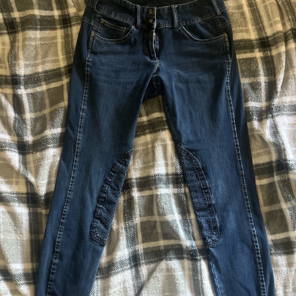 Women's Goode Rider breeches jeans navy